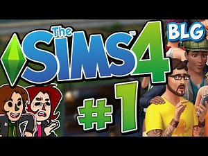 Let's Play The Sims 4 (BLIND) - Part 1 - First Time Playing!!