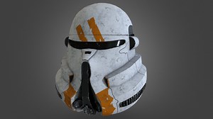 Airborne Clone Trooper Helmet - 3D model by Kieran_Bowsher