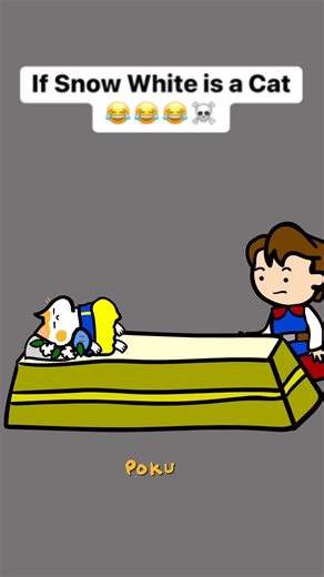 1M views · 37K reactions | If Snow White is a cat… ☠️ #parody #funny #cat #animation | Poku | Facebook