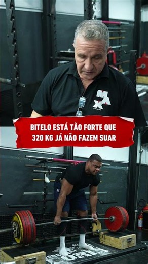 BITELO ESTÁ TÃO FORTE QUE 320 KG JÁ NÃO FAZEM SUAR