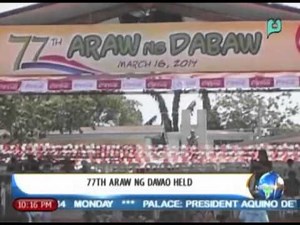 NewsLife: 77th Araw ng Davao held || March 17, 2014