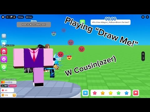 When you play “draw me” w ur cousin…