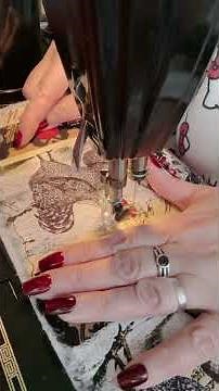 Learning How To Free Motion Sew - Singer 301