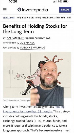 An ACCOUNTANT Breaks Down Why You Should Invest Long-Term #shorts #finance #accounting #investing