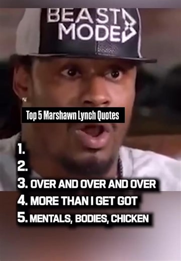 Top 5 Marashawn, aka BEASTMODE quotes. 🥁 Drum roll, please… | Captain SeaHawk