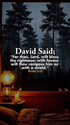 Surrounded With Favor ✨ | Psalm 5:12 | God Blesses the Righteous #bibleverse #jesuschrist #christmas