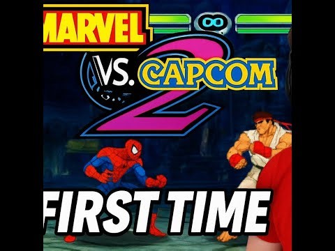 Marvel vs capcom 3 fan plays mvc2 for the first time