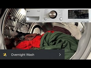 Overnight Wash - LGWM4000HWA Front Load Washer (FULL CYCLE)