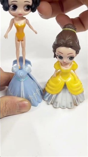 Cute miniatures little Disney princess dolls 1