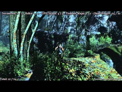 Tomb Raider - Coastal Forest - Ghost Hunter Challenge and All Collectible Locations