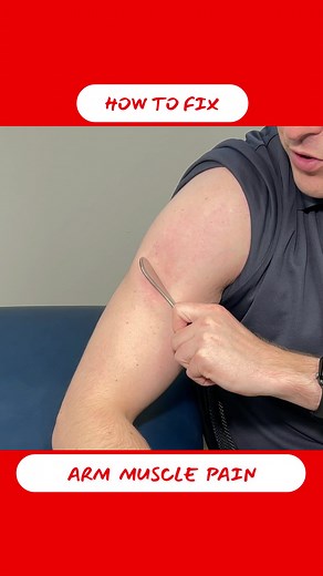 How to Fix Arm Muscle Pain in 30 SECONDS #massage #guasha #chiropractic #SpineCare #DrRowe