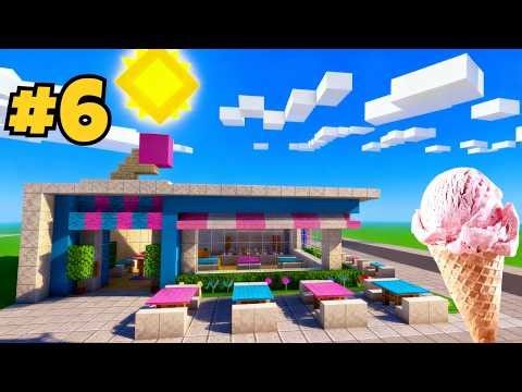 MINECRAFT CITY #6 | Building a Ice Cream Shop