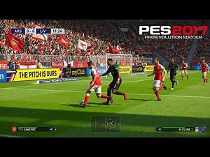 PES 2017 (PC) — Arsenal vs Liverpool | Full Match Gameplay