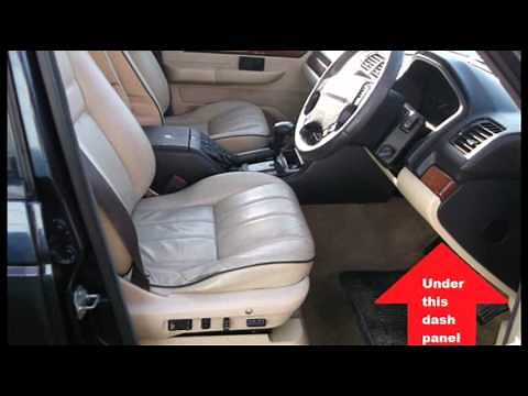 Range Rover Mk2 P38 OBD2 Diagnostic Port Plug Location - Here It Is