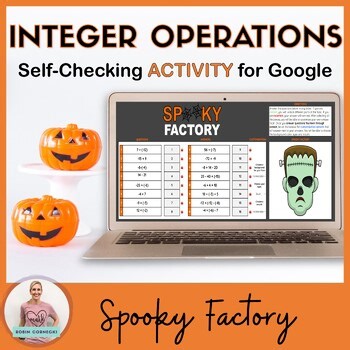 Integer Operations PreAlgebra Halloween Activity Add Subtract Multiply Divide