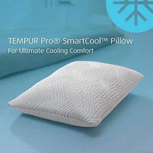 Our pillow for ultimate cooling comfort and support. The TEMPUR Cloud® SmartCool® is made with TEMPUR Adapt® Material that relieves pressure and adapts to you. Experience our innovative Tempur SmartCool™ Technology woven into the cover to keep you feeling cool and fresh. | TEMPUR | Facebook
