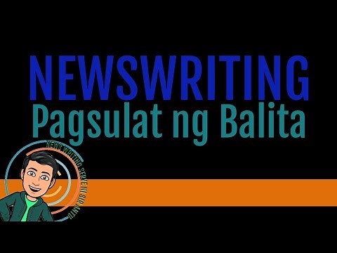Sir Antu NEWS WRITING SERYE I Episode 1 I Elements of News