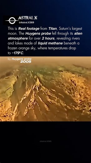 Real Footage From Titan Looks Like an Alien World #shorts #space