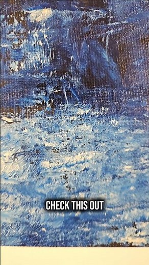 Turbulent Seas | Expressionist Abstract Landscape Oil Painting