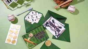 NEWEST 24 Pack Baseball Thank You Cards, 2 Designs Baseball Greeting Cards with Envelopes & Stickers Sports Blank Note Card for Coaches, Teammates, Game Day, Birthday Party & Appreciation Moments