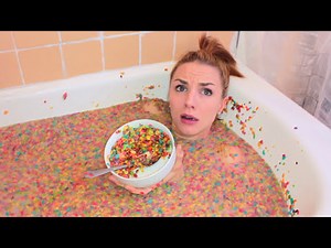 fruity pebbles bath time