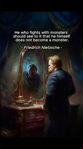 He Who Fights Monsters Becomes One | Nietzsche’s Brutal Warning on Discipline and Mindset