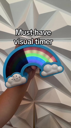 Rainbow Visual Timer for Kids: Easing Transitions