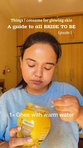 Series- GUIDE TO BRIDE - Episode 1 ✅Read Caption for the perfect guide for all the 2025-2026 bride to be girlies and their bridesmaids ✨SAVE FOR LATER(don’t forget) 1) Ghee with warm water (empty stomach) -Helps lubricate the gut and supports digestion. -Best taken first thing in the morning on an empty stomach. -Wait 10–15 minutes before the next drink. 2) Amla juice -Rich in vitamin C and best absorbed early in the day. -Supports digestion and immunity; pairs well after ghee. -Wait 15 minutes