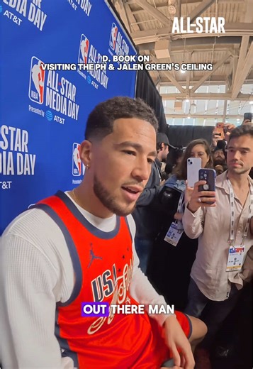 Devin Booker sounds excited to visit the 🇵🇭 and has high praise for fil-am teammate Jalen Green with the Suns. #sportsbeyondthescoreboard #allstarmagazine #allstarweekend #devinbooker #jalengreen