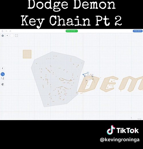 TinkerCAD Tips: Dodge Demon Key Chain Creation Part 2