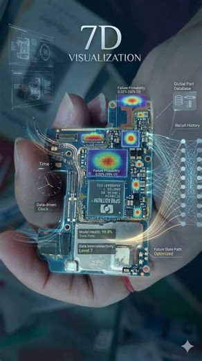 Android Motherboard 7D Visalulations #mobilerepair #mobilereparingclasses #smartphone #tech