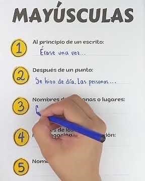 ✅ Reglas para el uso de las mayúsculas