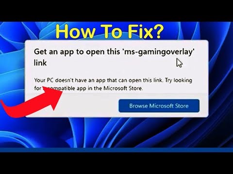 ✅Fix ‘ms-gamingoverlay’ Link Error on Windows 11 - How To Get Rid Of ms gaming overlay Popup✅