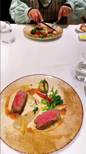 ホテル最上階で目にも美しい春のフレンチを堪能🌸【那須のフランス料理 メリメランジュ】#shorts