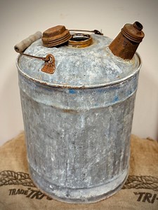 Antique Galvanized Farm Bucket | Rustic Barn & Farmhouse Decor - Etsy