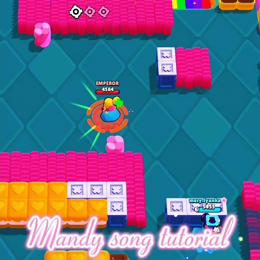 Mandy song tutorial 🍬🍭 #brawlstars #fup #mandy #popular #song