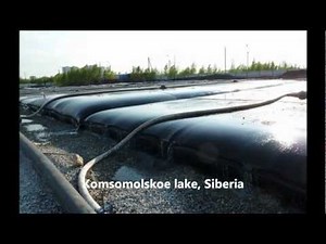 Sludge dewatering using Geotube