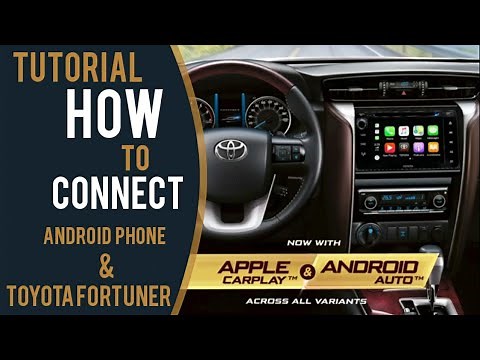 2020 Toyota Fortuner ANDROID AUTO | TUTORIAL