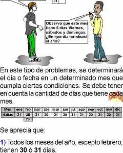 CALENDARIOS EJERCICIOS RESUELTOS PDF RAZONAMIENTO Y SITUACIONES LÓGICAS SOBRE DÍAS EN UN MES O AÑO