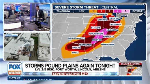 36K views · 419 reactions | A potentially potent storm system could spawn EF-2 tornados, large hail, and flooding on Wednesday. FOX Weather Meteorologist Bob Van Dillen explains that the severe weather threat peaks Wednesday for places in Tennessee, Arkansas, Indiana, Missouri, and Kentucky. Here are the latest forecast details: https://www.foxweather.com/weather-news/hail-flood-risk-snow-tuesday-wednesday-thursday | FOX Weather | Facebook