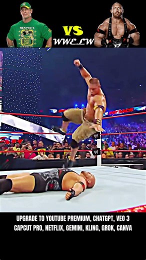John Cena vs. Ryback - WWE Title Three Stages of Hell: Payback 2013 | WWE Phonk Edit💀 #wwe #johncena