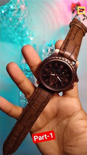 DIY Genunine leather Strap Watch For Men | Wrist Watche 🔥 | #shots #watch #flipkart #diy