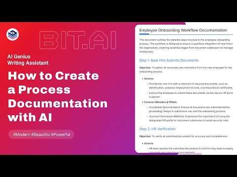 How to Create a Process Documentation with AI?