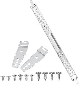 W10426979 8269145 24" Dishwasher Mounting Bracket Kit for Granite Quartz Countertops Compatible with Whirlpool, KitchenAid, Maytag 24 Inch Dishwashers Replaces AH3632890 EA3632890 PS3632890 2311792