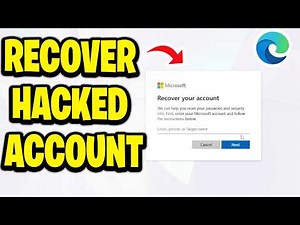 How To Recover A Hacked Microsoft Account