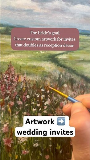 Paint your wedding invitations! #diyweddinginvitations #custominvitations #diywedding