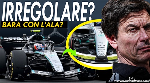 F1 2026 , Bufera Mercedes : il "trucco" dell'ala anteriore che sfida il regolamento ?