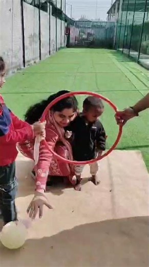 1 Fun Outdoor Ball Throw Activity | Hula Hoop Game for Kids | Learning Through Play #kidsplaying