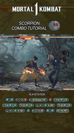 MK1 Combo Tutorial for Scorpion - 615.71 🔥