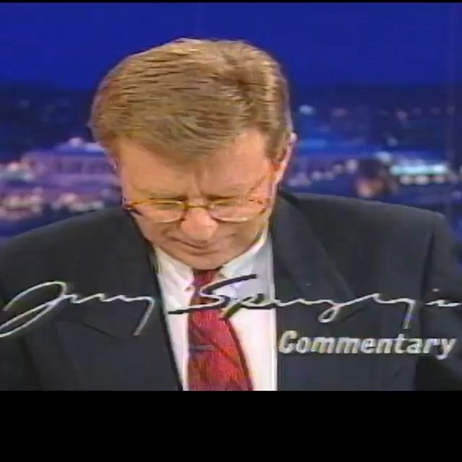 "Until next time, take care of yourself and each other." Before his tabloid-style television show, Jerry Springer was one of the finest news anchors in Cincinnati. Here’s his final broadcast from the WLWT anchor desk in 1993. | WLWT